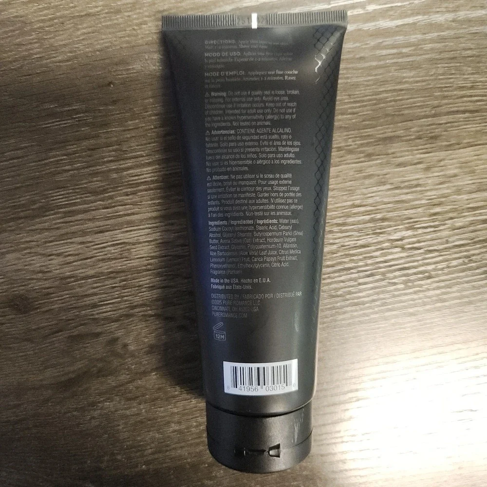 Pure Romance Coochy Vuluxe Soothing Shave Cream Dirty French Wild Orchid Vanilla